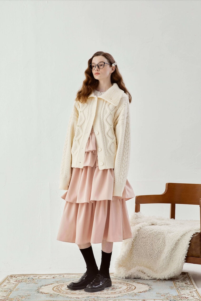 Romantic Tiered Long Skirt