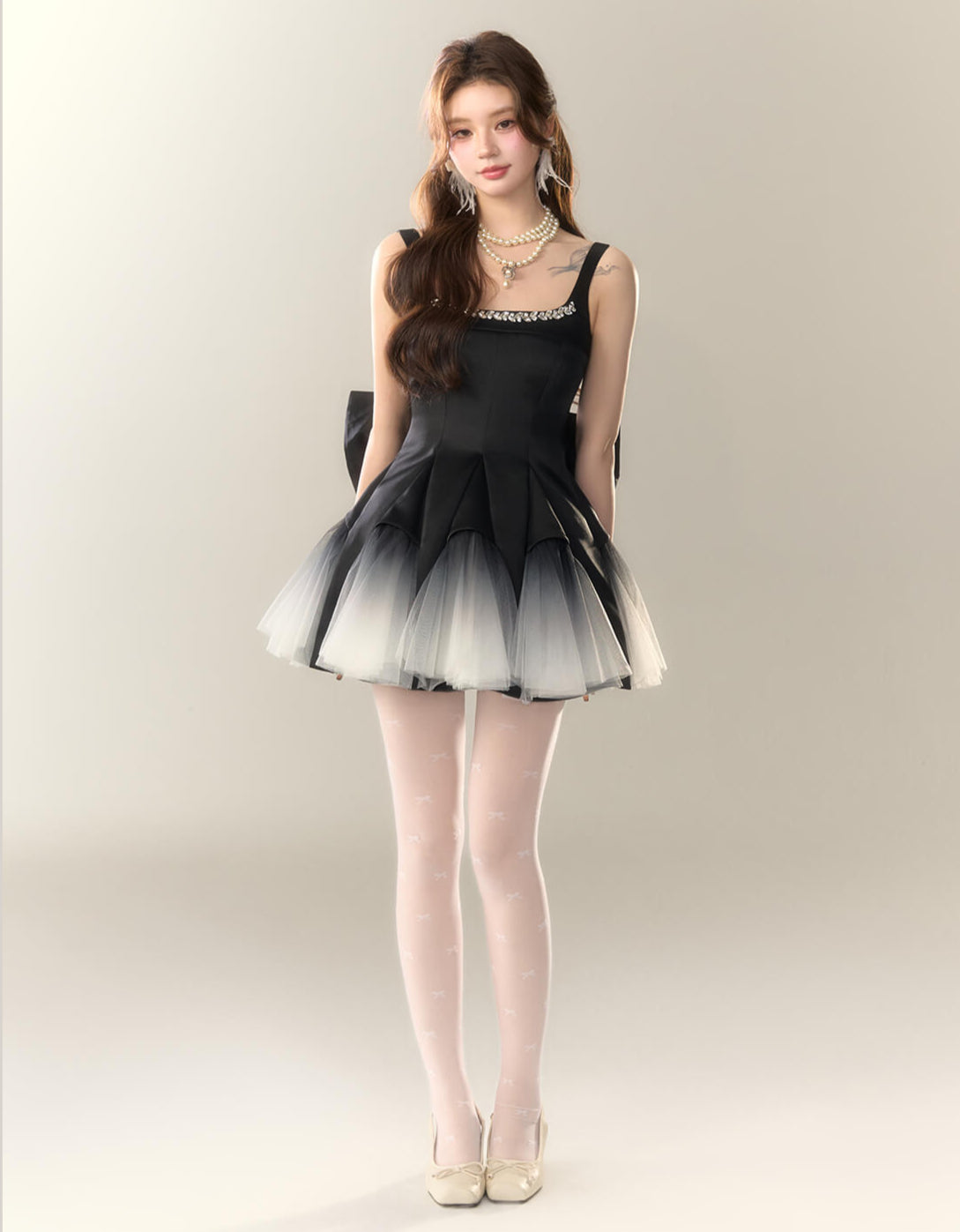 Bijou Ribbon Fairy Dress(全2色)