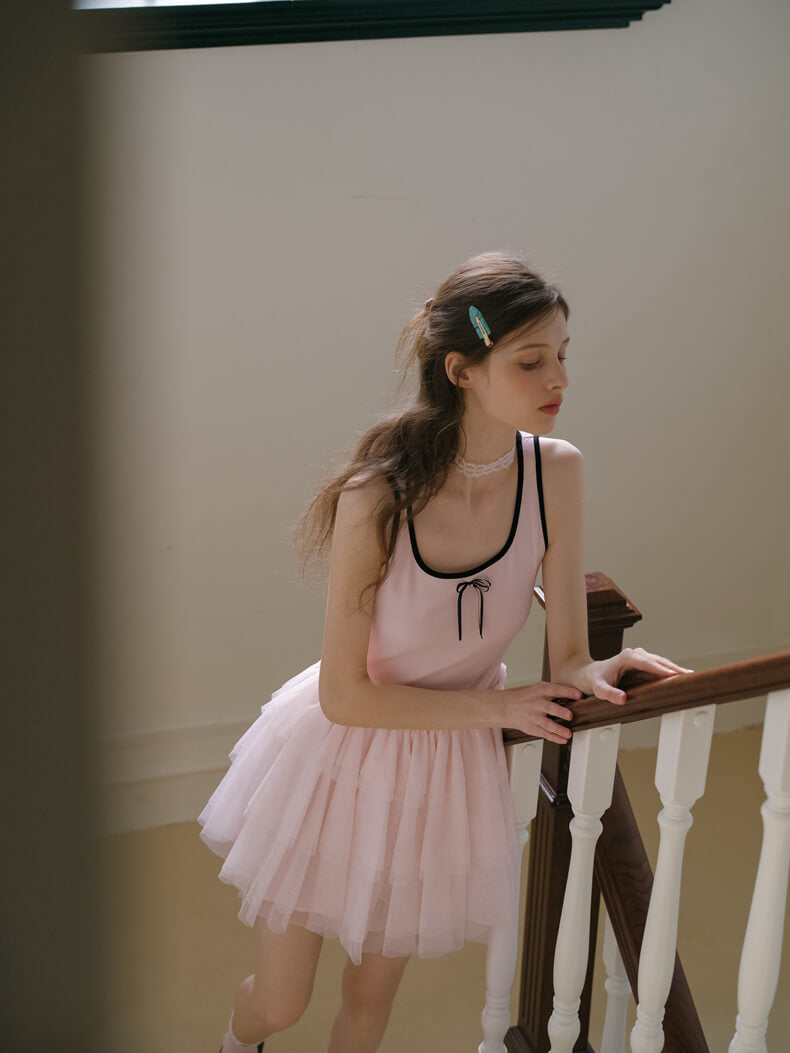 Ballerina Tulle Layered Dress