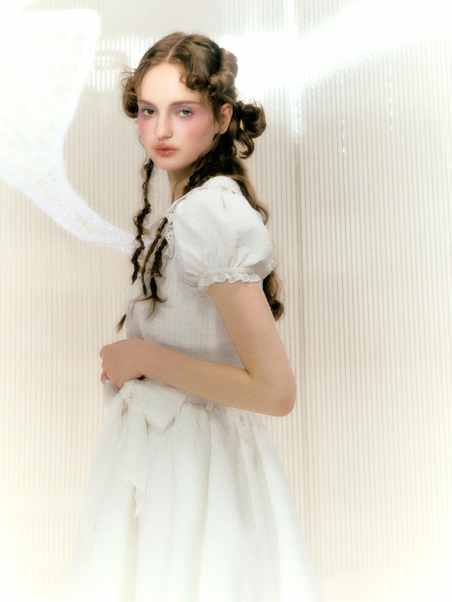 Angel White Frill Dress