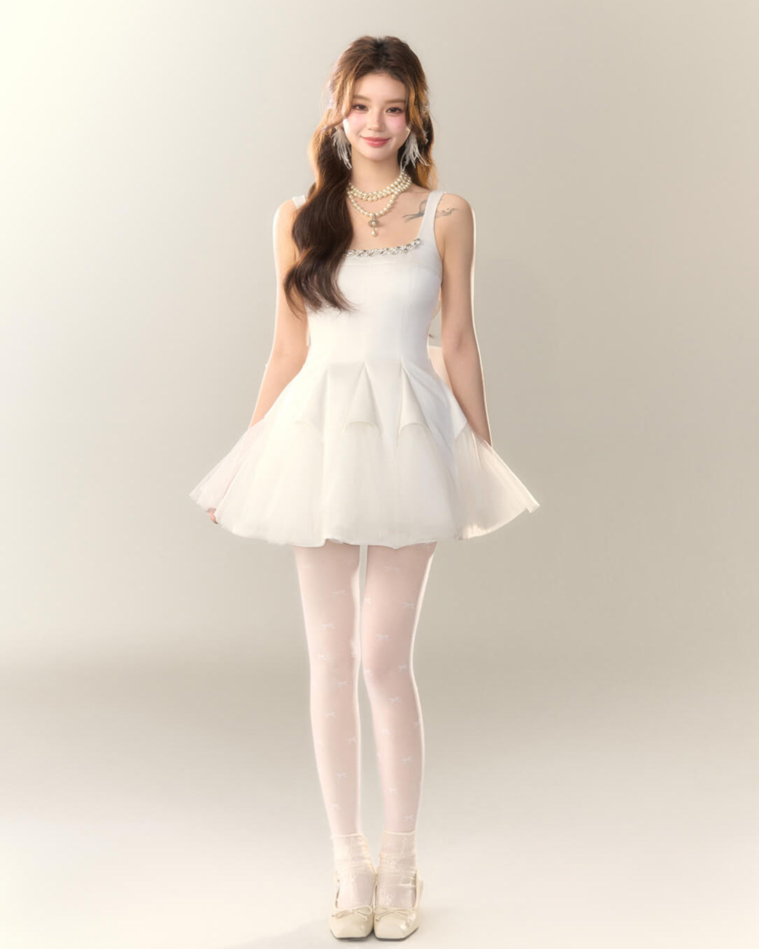Bijou Ribbon Fairy Dress(全2色)