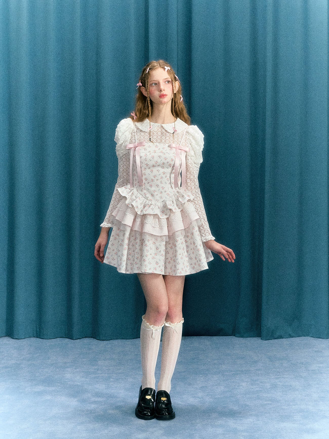 Ribbon Lace Doll Camisole Dress