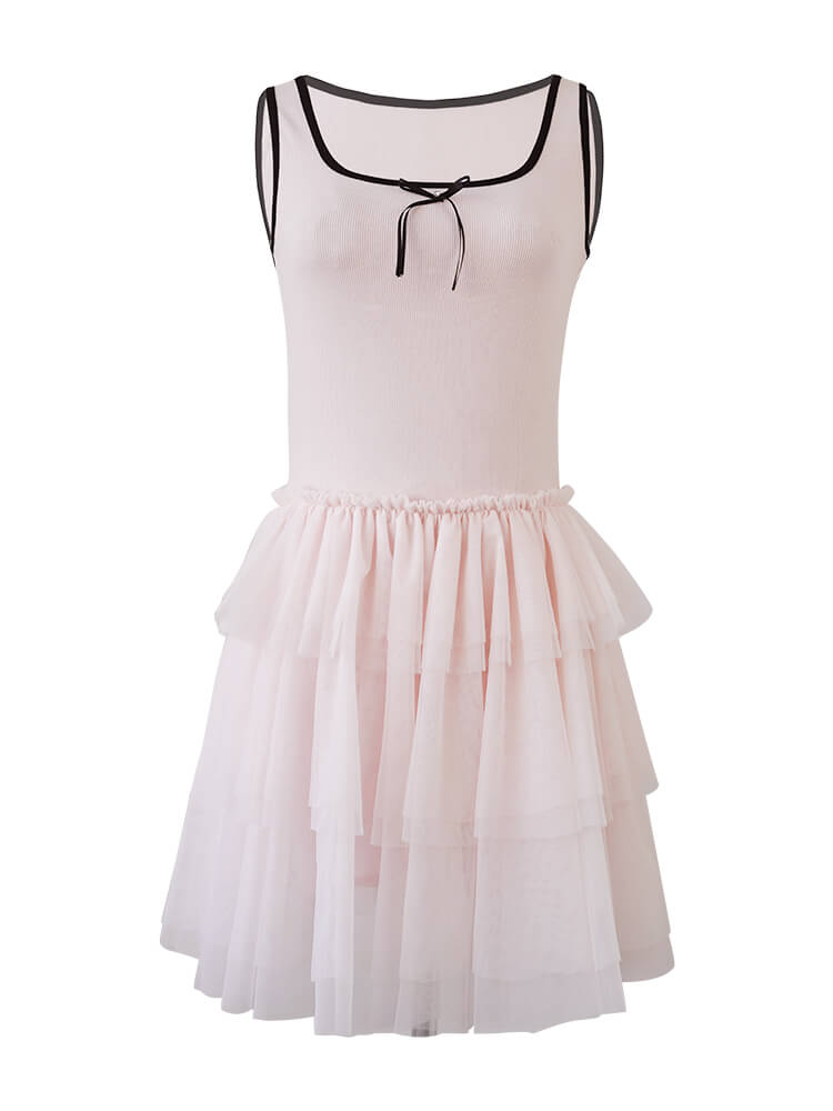 Ballerina Tulle Layered Dress