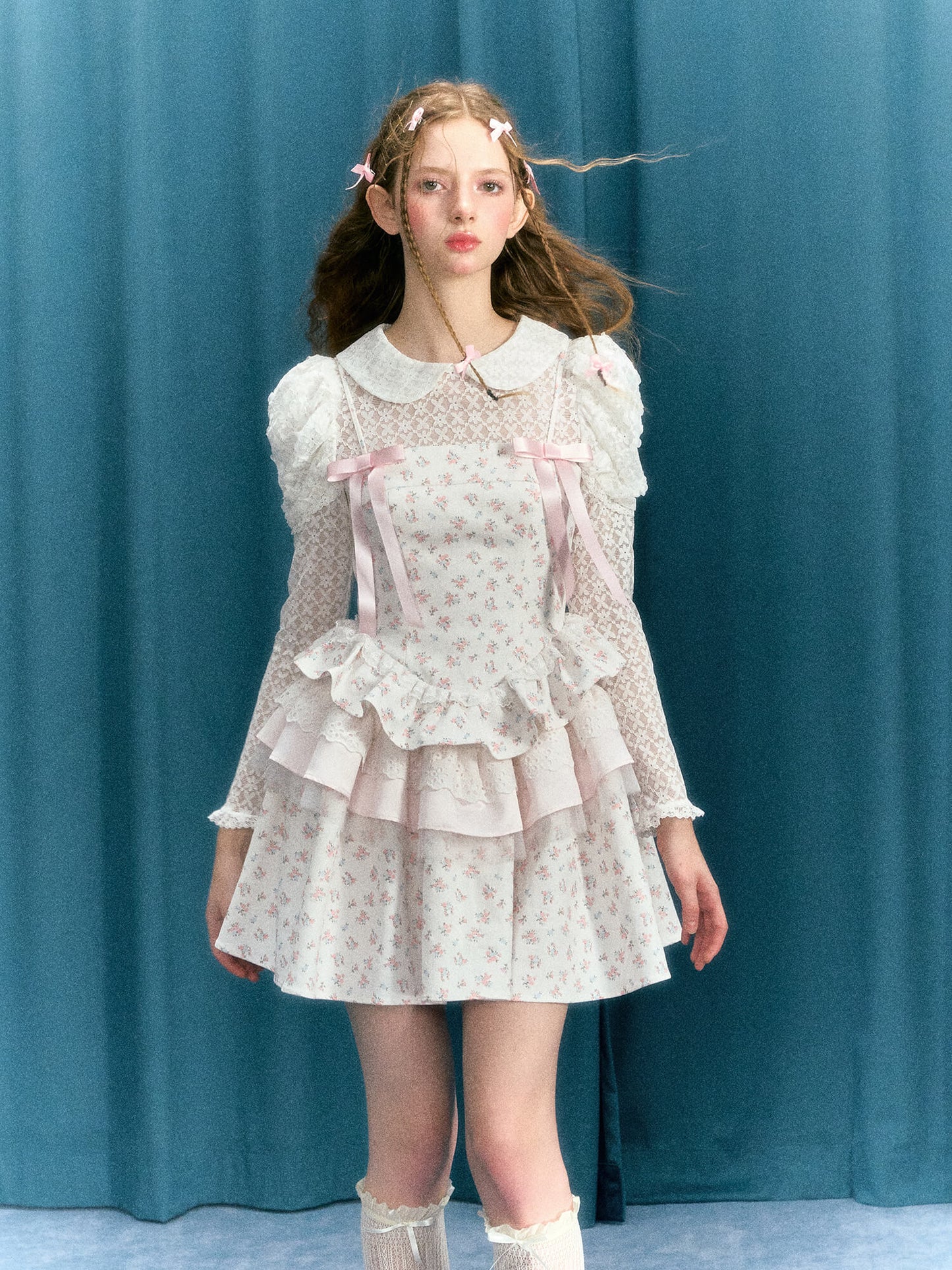 Ribbon Lace Doll Camisole Dress