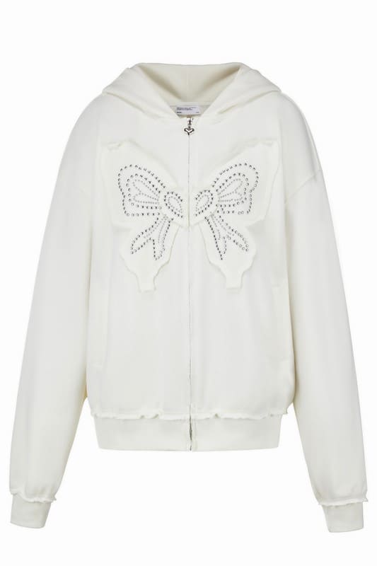 Big Ribbon Deco Hoodie