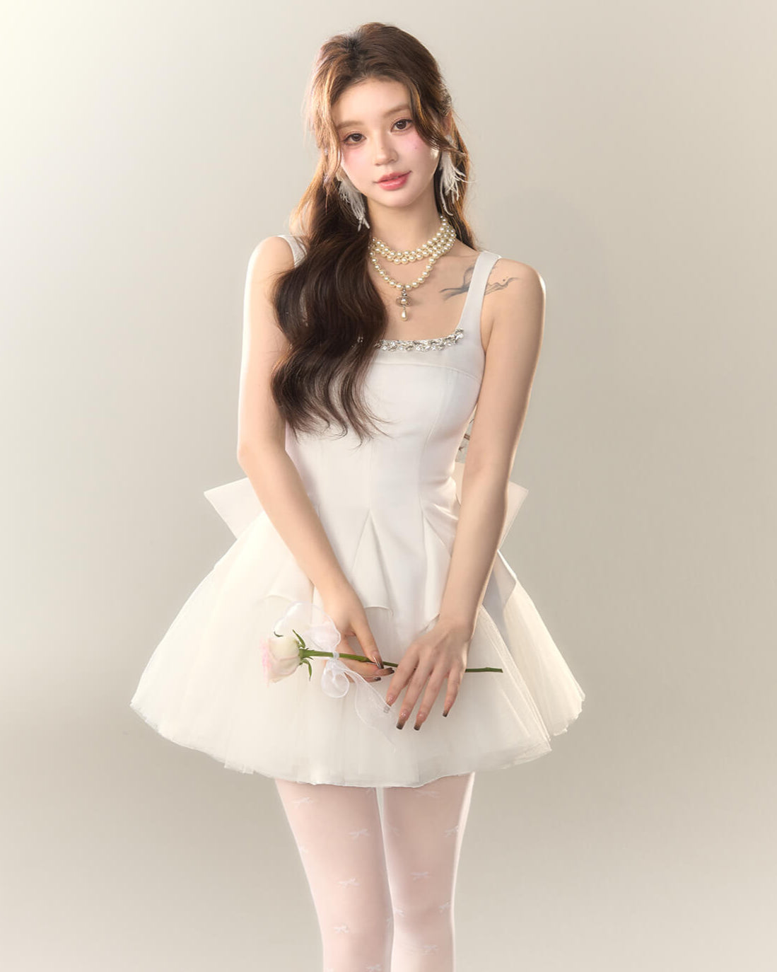 Bijou Ribbon Fairy Dress(全2色)