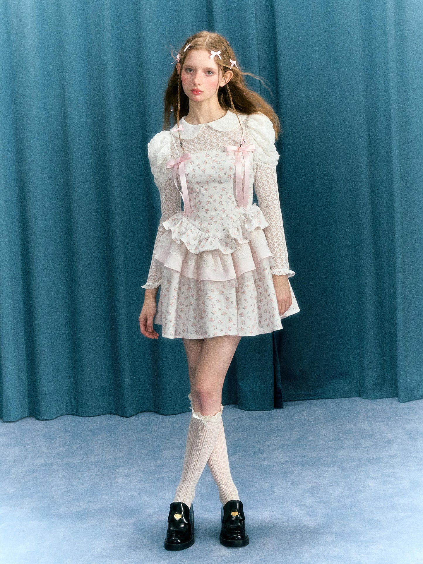Ribbon Lace Doll Camisole Dress