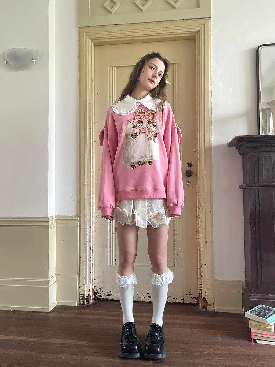 Sugar Pop Heart Ribbon Skirt