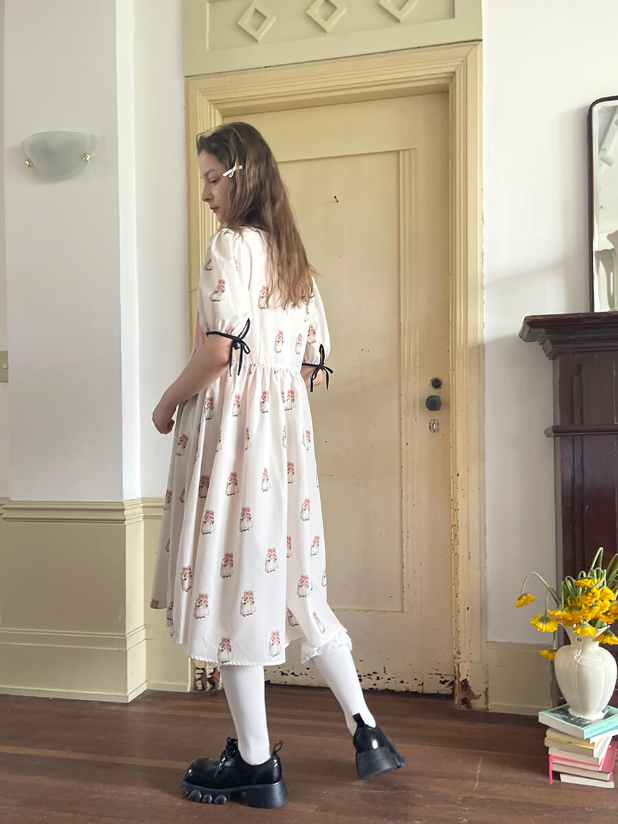 Antique Ribbon Doll Dress
