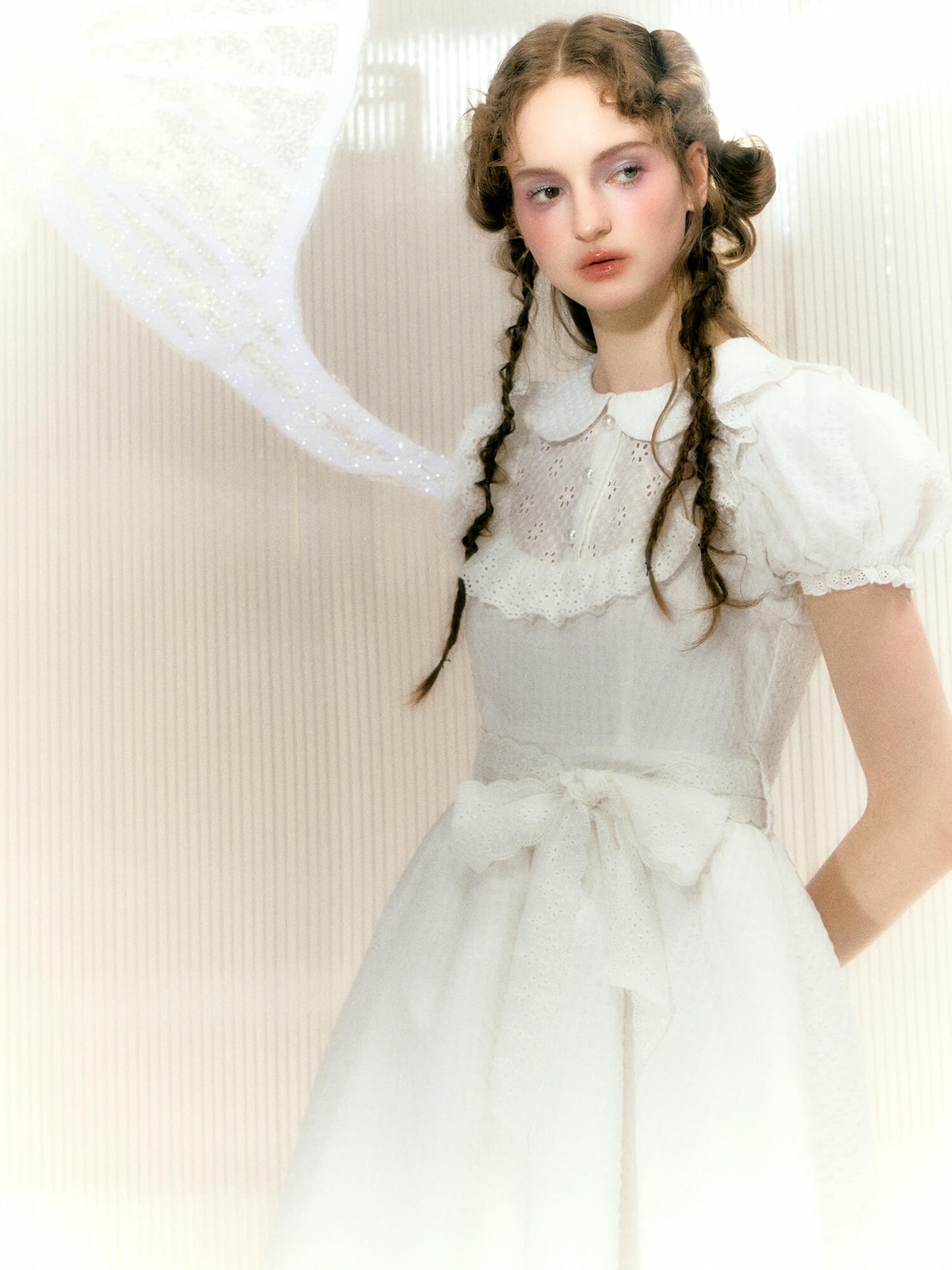 Angel White Frill Dress