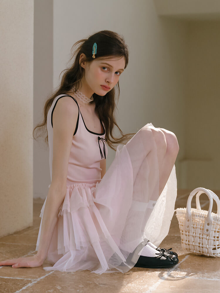 Ballerina Tulle Layered Dress