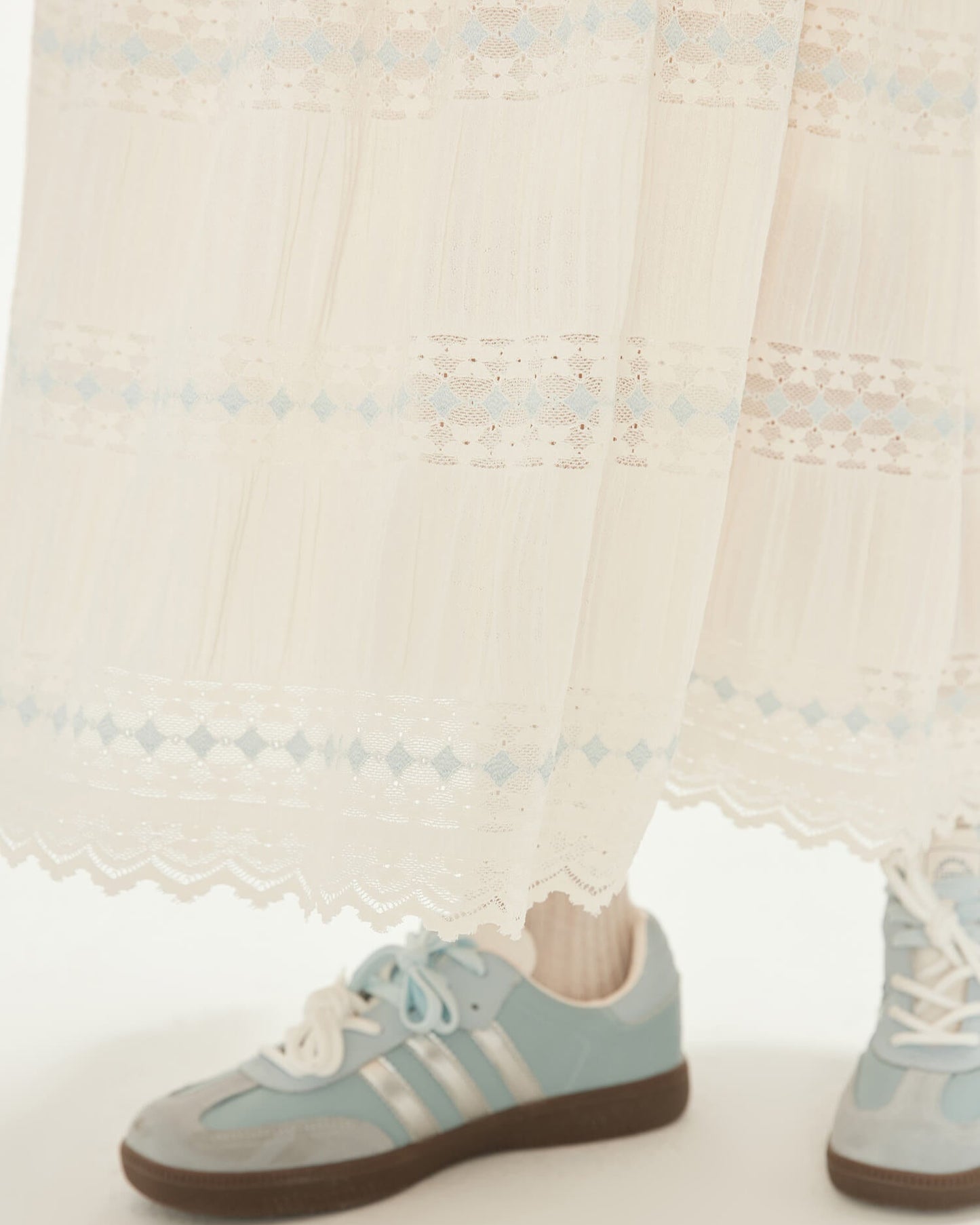 Romantic Lace Long Skirt