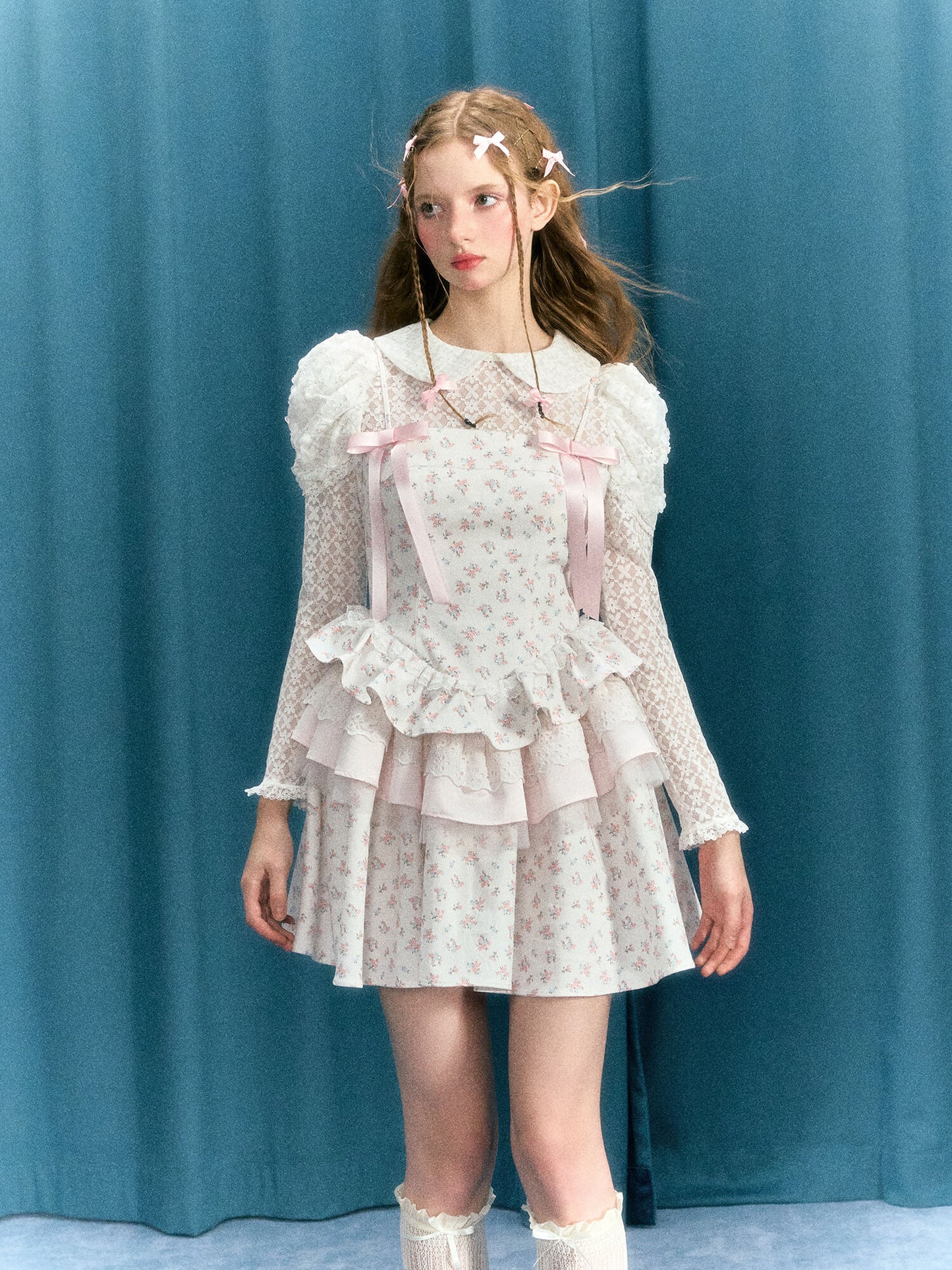 Ribbon Lace Doll Camisole Dress
