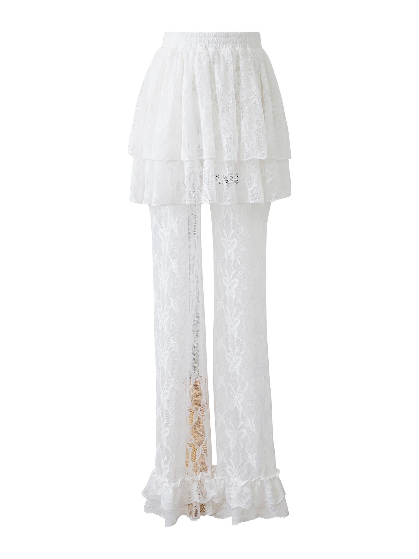 Sheer Romance Layered Pants