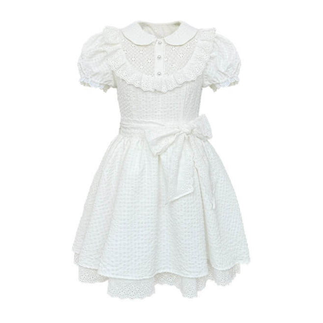 Angel White Frill Dress