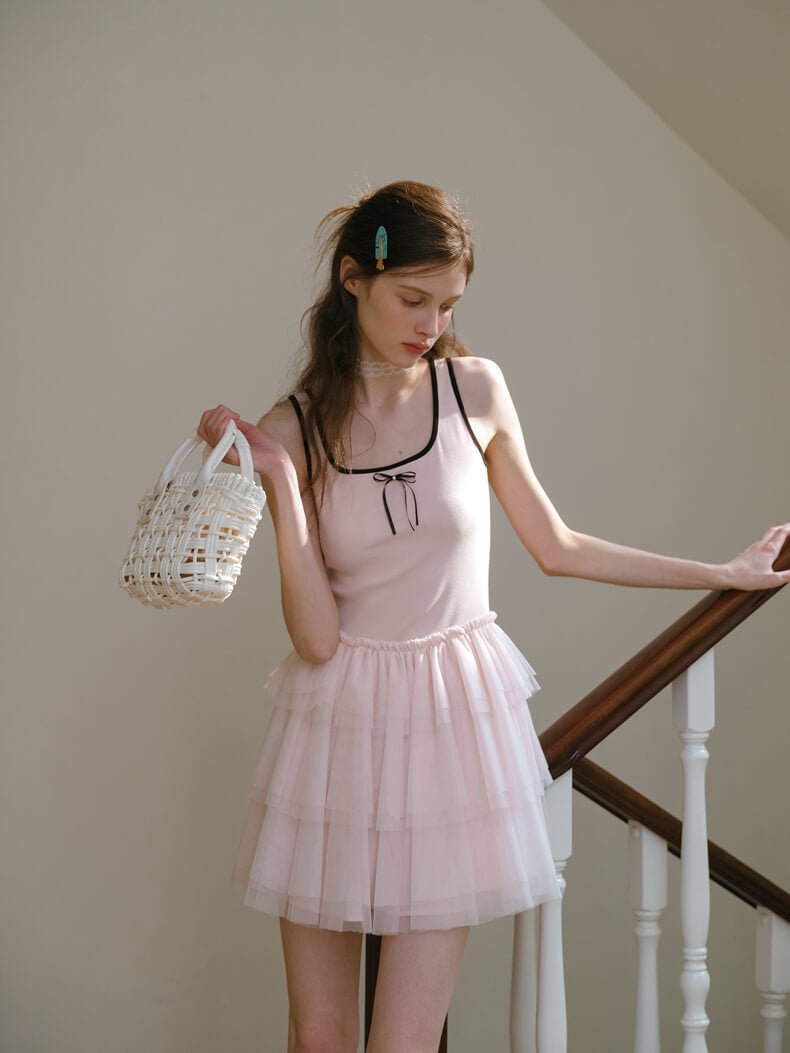 Ballerina Tulle Layered Dress