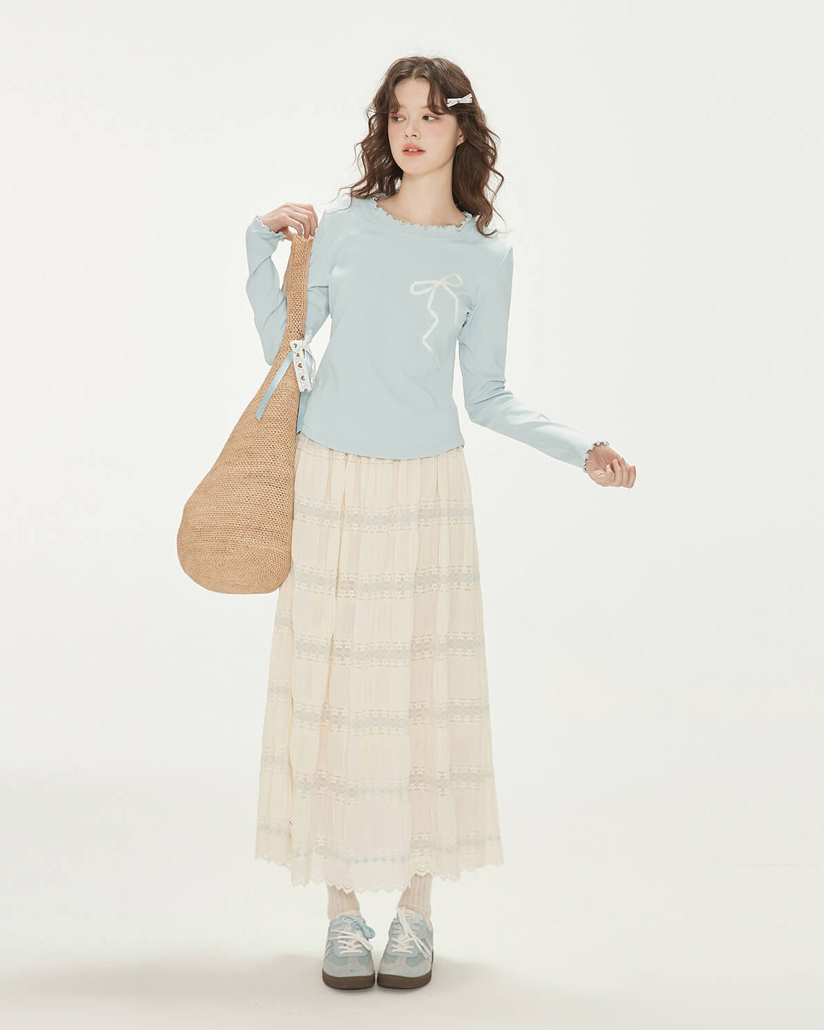 Romantic Lace Long Skirt