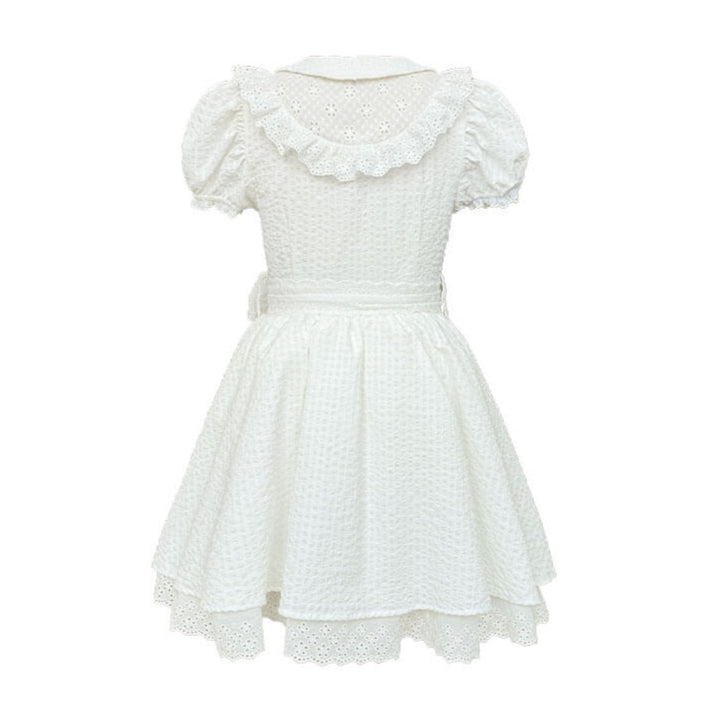 Angel White Frill Dress