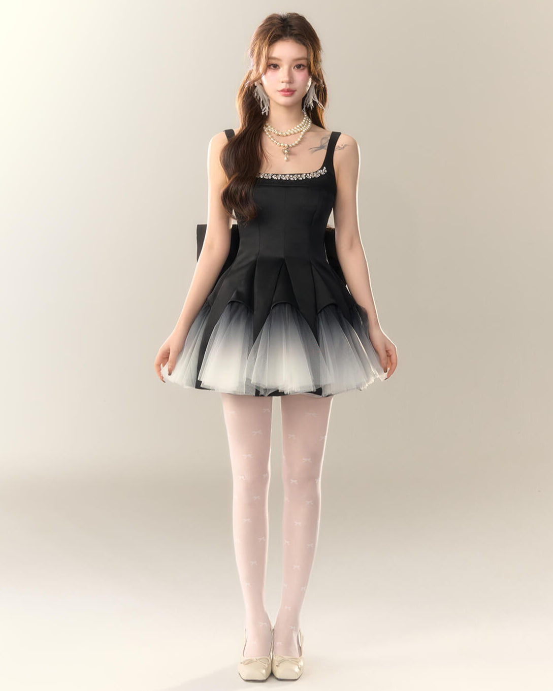 Bijou Ribbon Fairy Dress(全2色)