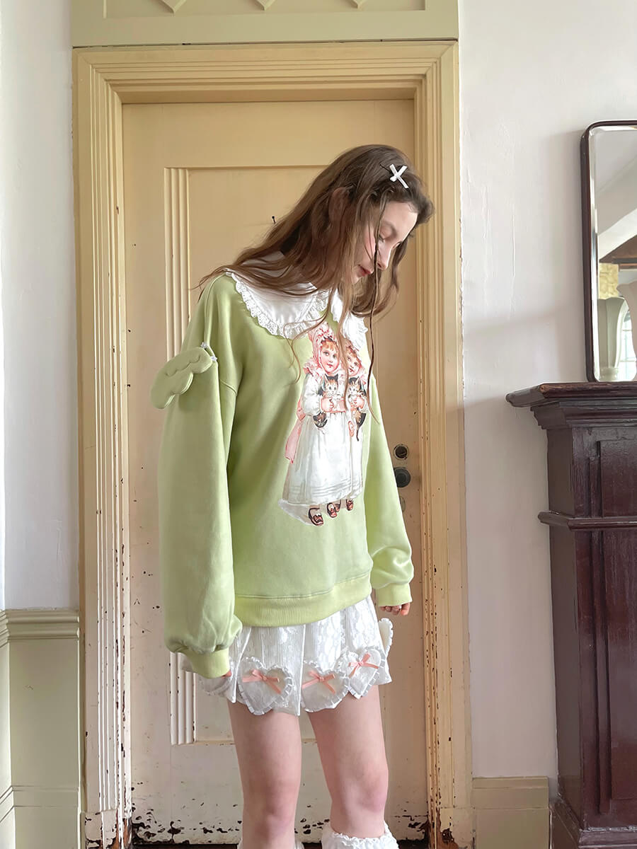 Sugar Pop Heart Ribbon Skirt