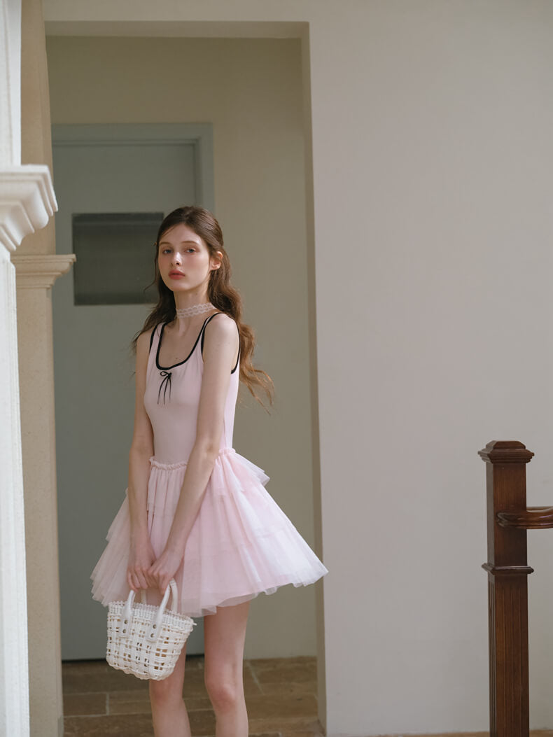 Ballerina Tulle Layered Dress