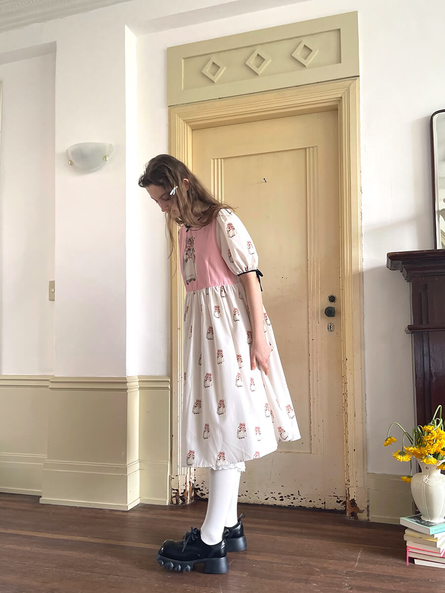 Antique Ribbon Doll Dress
