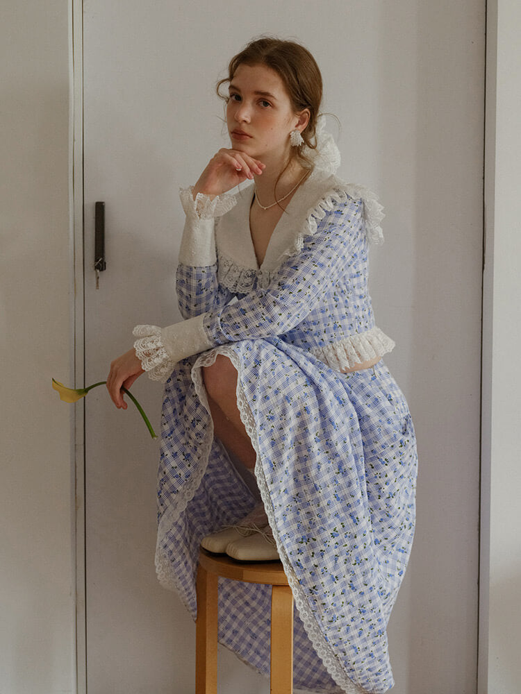 Natural Girly Frill Lace Skirt