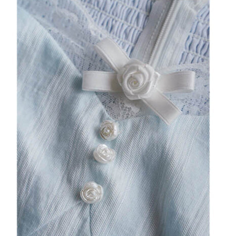 Dolly Lace Stripe Mini Dress