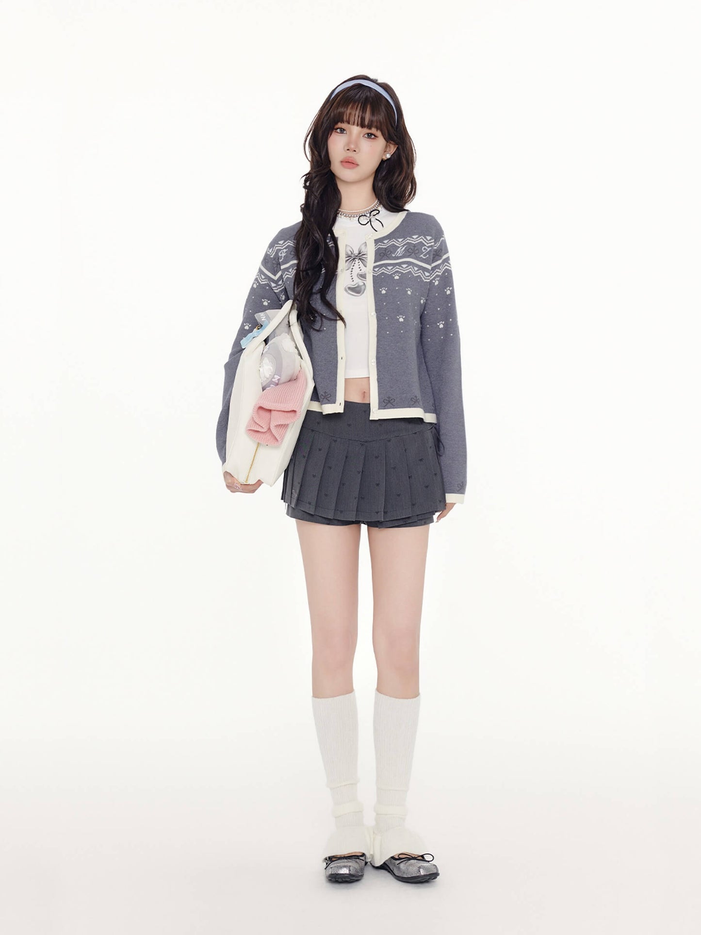Sweet Paws Nordic Knit Cardigan