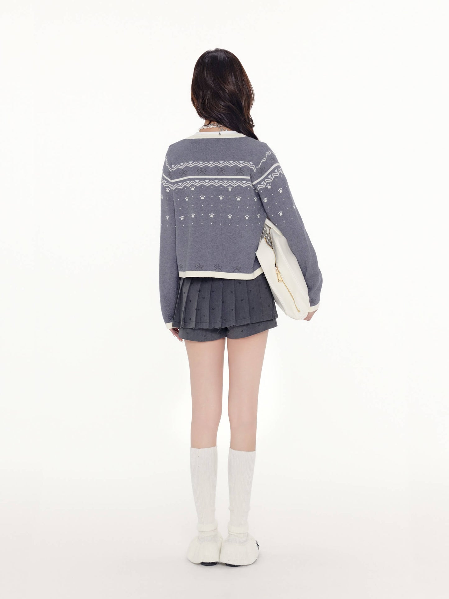 Sweet Paws Nordic Knit Cardigan