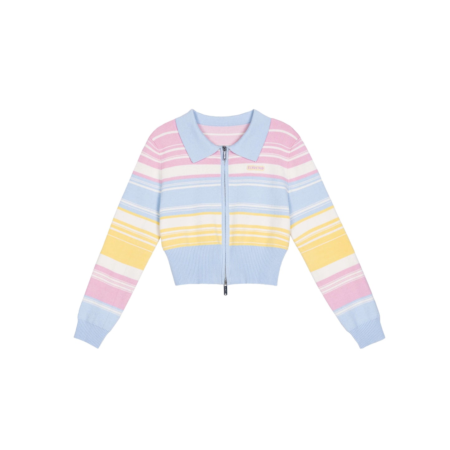 Candy Pop Rainbow Zip Knit