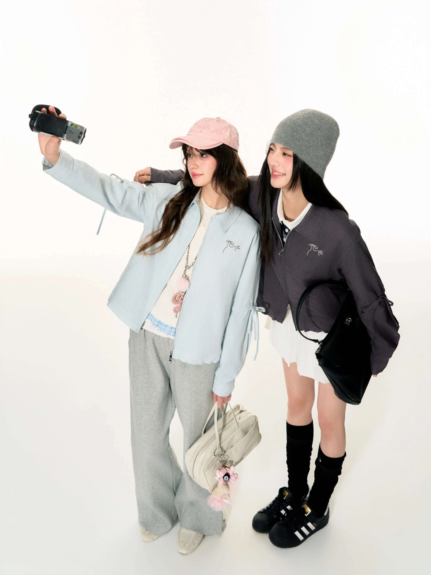 Fluffy Charm Ribbon Blouson(全2色)