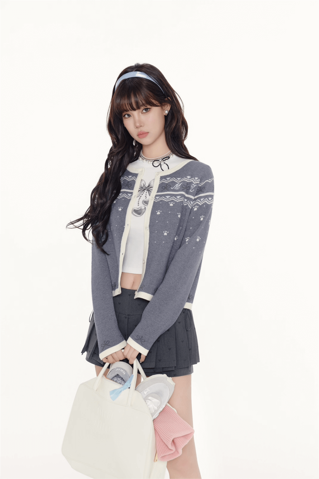 Sweet Paws Nordic Knit Cardigan