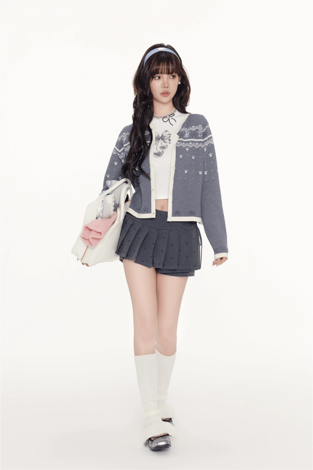 Sweet Paws Nordic Knit Cardigan