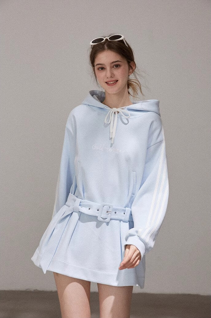Pastel Sky Pop Hoodie Onepiece