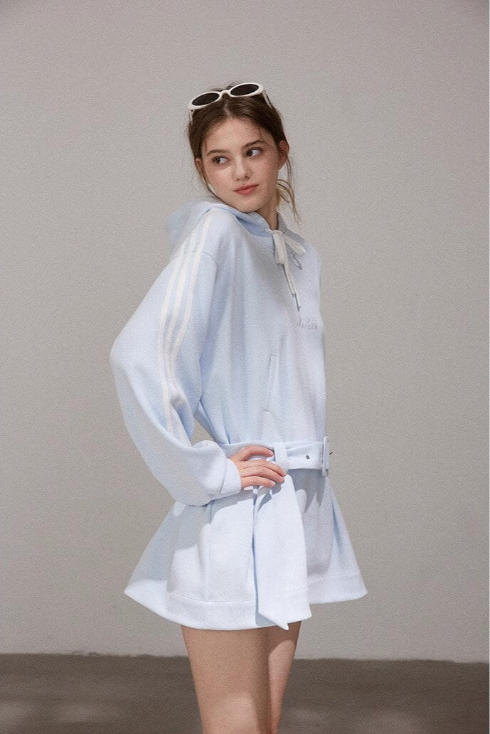 Pastel Sky Pop Hoodie Onepiece