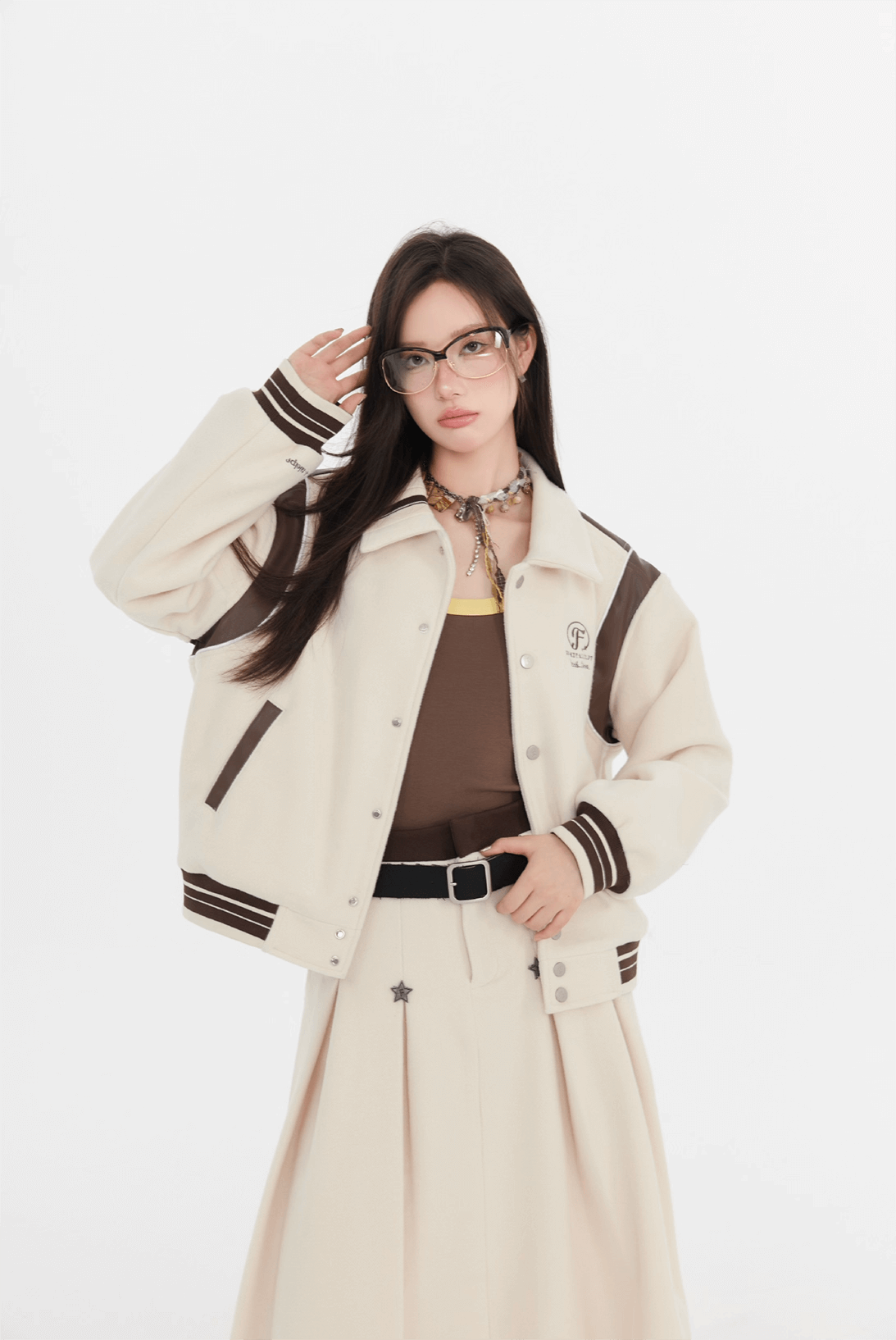 Twinkle Line Collar Sweet Jacket(全2色)