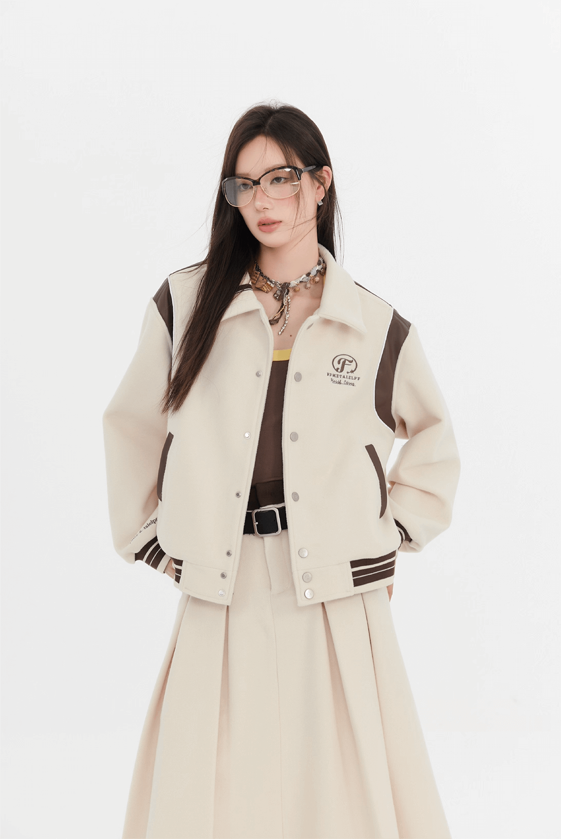 Twinkle Line Collar Sweet Jacket(全2色)