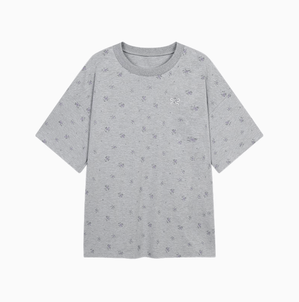 Monotone Tiny Floral T-Shirt（全2色）