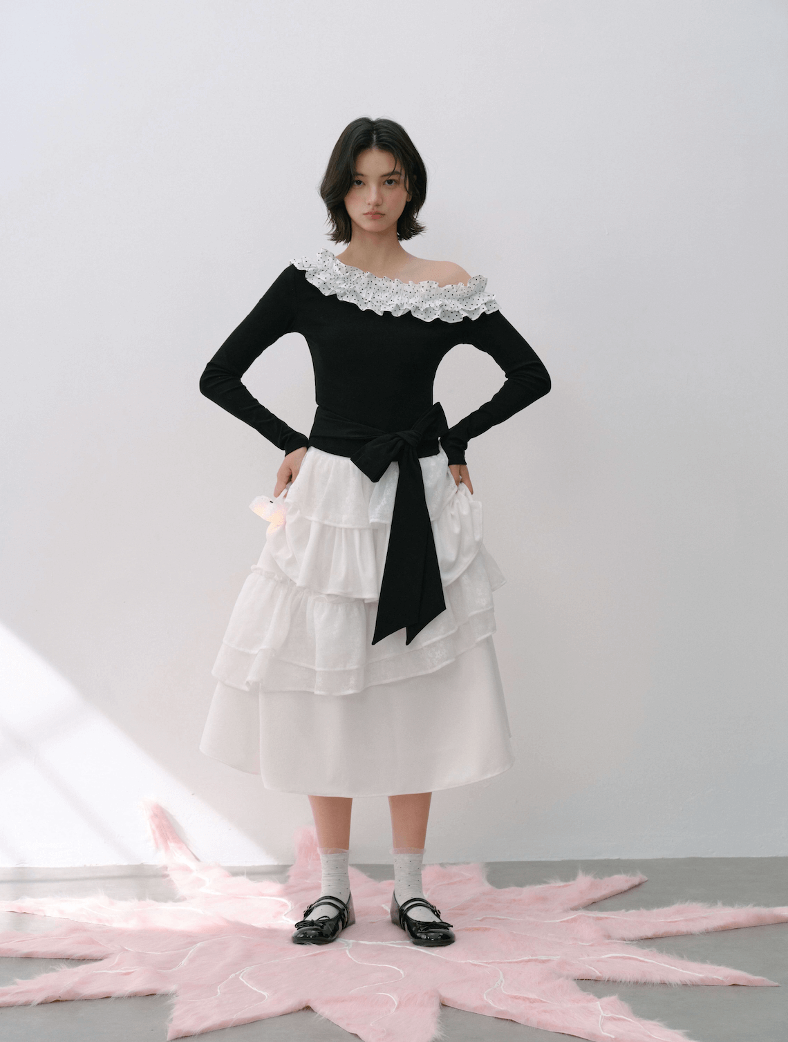 Graceful Volume Flare Skirt（全2色）