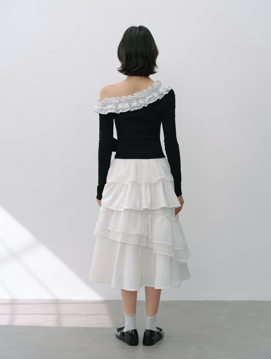 Graceful Volume Flare Skirt（全2色）