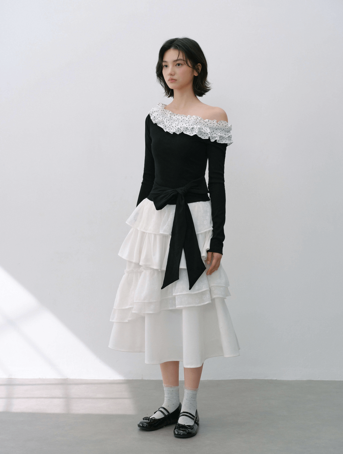 Graceful Volume Flare Skirt（全2色）
