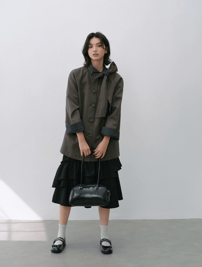 Graceful Volume Flare Skirt（全2色）