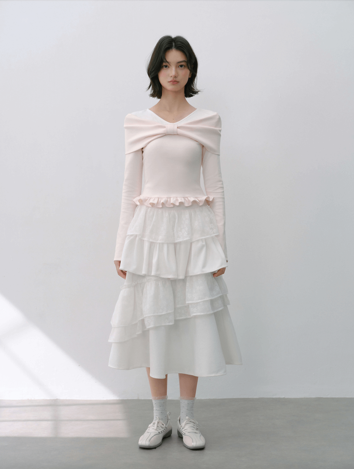 Graceful Volume Flare Skirt（全2色）