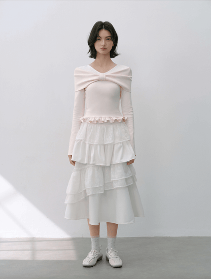 Graceful Volume Flare Skirt（全2色）