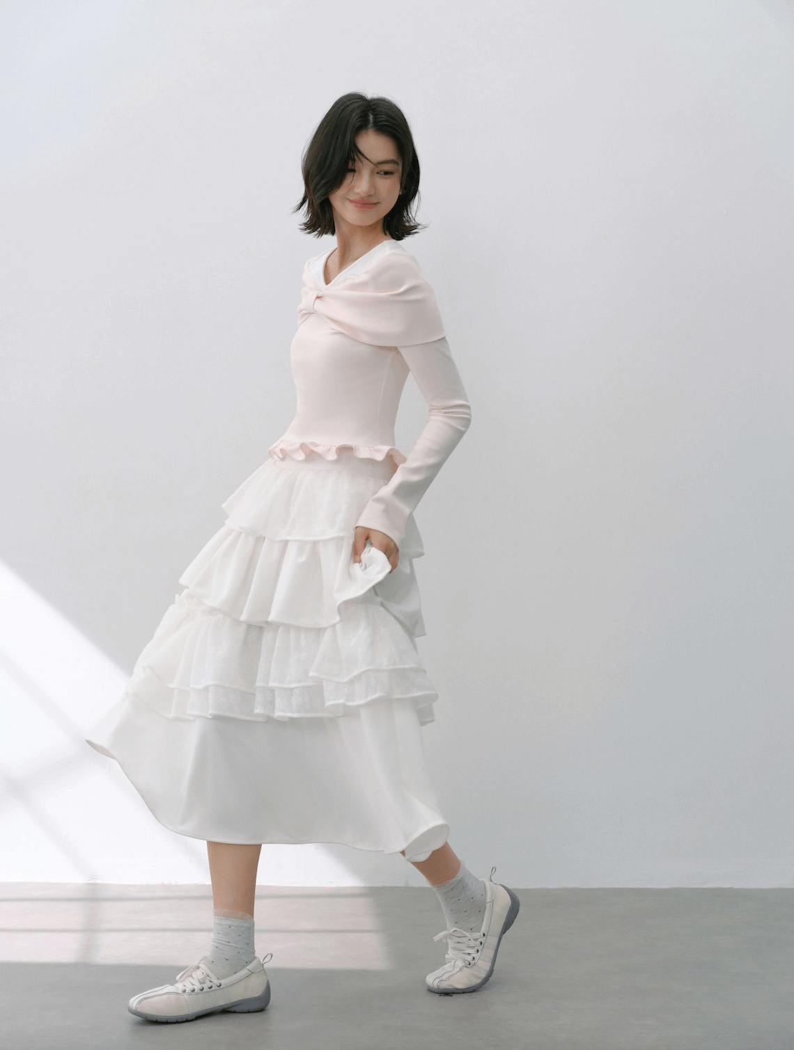 Graceful Volume Flare Skirt（全2色）