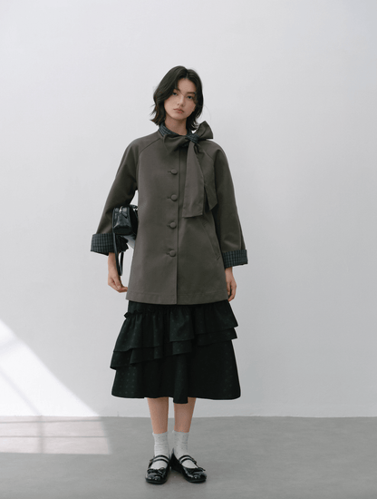 Graceful Volume Flare Skirt（全2色）