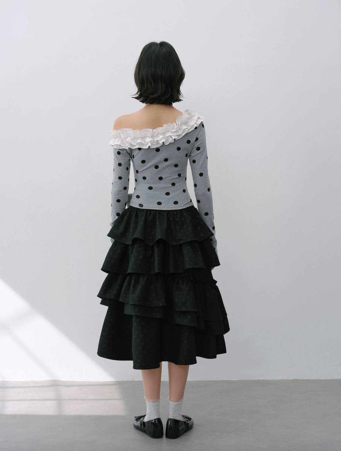 Graceful Volume Flare Skirt（全2色）