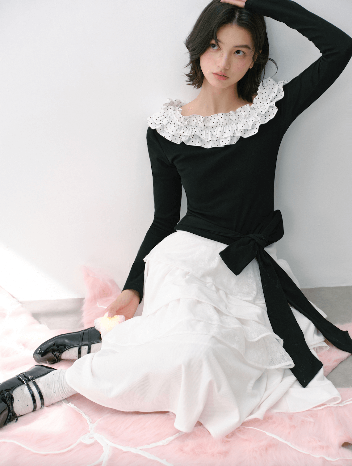 Graceful Volume Flare Skirt（全2色）