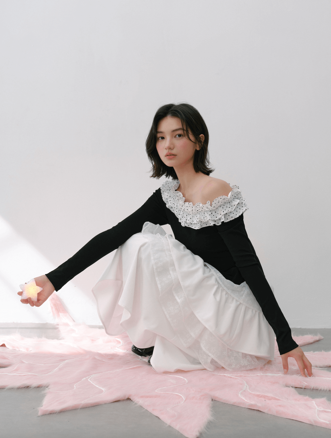 Graceful Volume Flare Skirt（全2色）